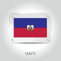 vector de diseño de bandera de haití