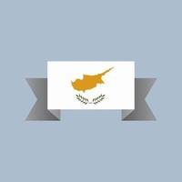 Illustration of Cyprus flag Template vector
