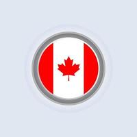 ilustración de la plantilla de la bandera de canadá vector