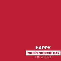 Indonesia independence day design vector