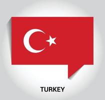 vector de tarjeta de diseño del día de la independencia de turquía