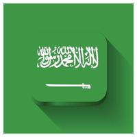 vector de diseño de banderas de arabia saudita