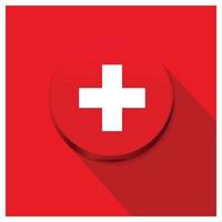 Switzerland flag design vector