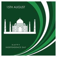 Indian Indpenedence day design vector