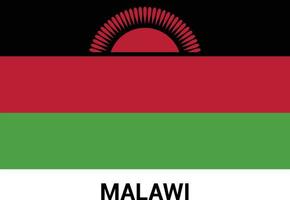 Malawi flags design vector
