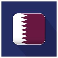 Qatar flag design vector