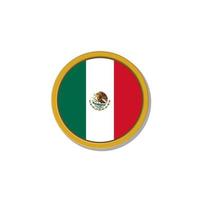 Illustration of Mexico flag Template vector