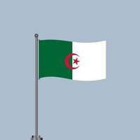 ilustración de plantilla de bandera de argelia vector
