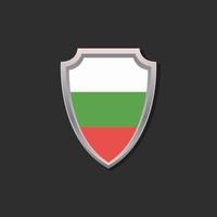 Illustration of Bulgaria flag Template vector