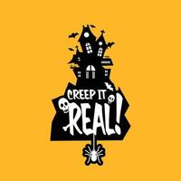 Keep it Real typography design vector