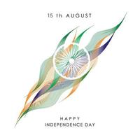 vector de diseño del día de la independencia india