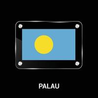 vector de diseño de banderas de palau