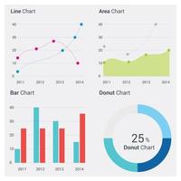 Progress design sets vector