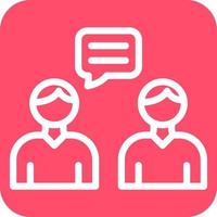 Conversation Icon Style vector