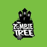 Zombie Party typography design vector