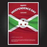 Happy Indpendence day design card vector with flags