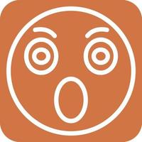 Surprised Icon Style vector