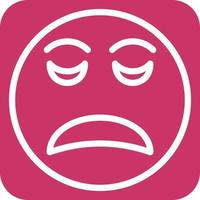 Disappointed Icon Style vector