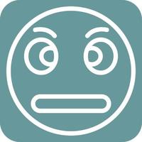 Rolling Eyes Icon Style vector