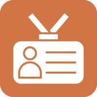 Student Card Icon Style vector