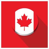 Canada flag design vector