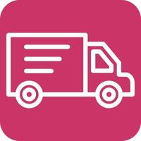 Delivery Truck Icon Style vector