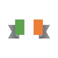 Illustration of Ireland flag Template vector