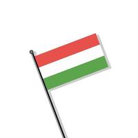 Illustration of Hungary flag Template vector