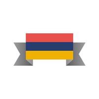 Illustration of Armenia flag Template vector