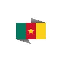 Illustration of Cameroon flag Template vector