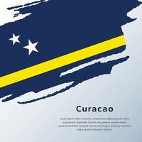 Illustration of Curacao flag Template vector