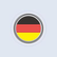 ilustración de la plantilla de la bandera de alemania vector