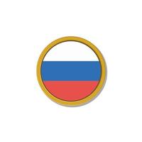 Illustration of Russia flag Template vector