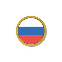 Illustration of Russia flag Template vector