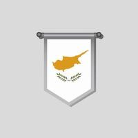 Illustration of Cyprus flag Template vector