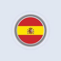 ilustración de plantilla de bandera de españa vector