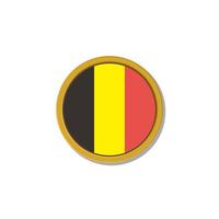 Illustration of Belgium flag Template vector