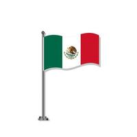 Illustration of Mexico flag Template vector