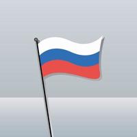 Illustration of Russia flag Template vector