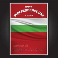 Happy Indpendence day design card vector with flags