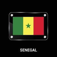 Senegal flags design vector