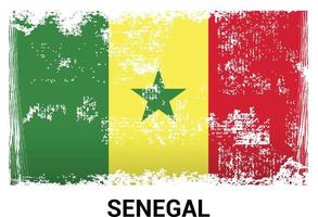 Senegal flags design vector