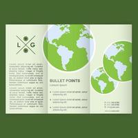 World Environment day card with light background and typography vector