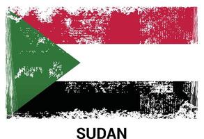 Sudan Flag design vector