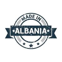 vector de diseño de sello de albania