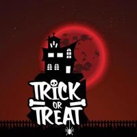 Happy Halloween scary Night background vector