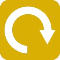 Refresh Icon Style vector