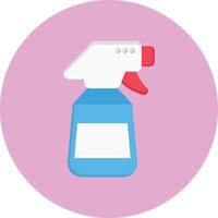 ilustración de vector de botella de spray en un fondo. símbolos de calidad premium. iconos vectoriales para concepto y diseño gráfico.