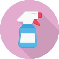 ilustración de vector de botella de spray en un fondo. símbolos de calidad premium. iconos vectoriales para concepto y diseño gráfico.