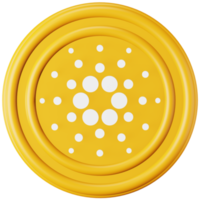 Cardano ada 3D-Rendering isometrisches Symbol. png